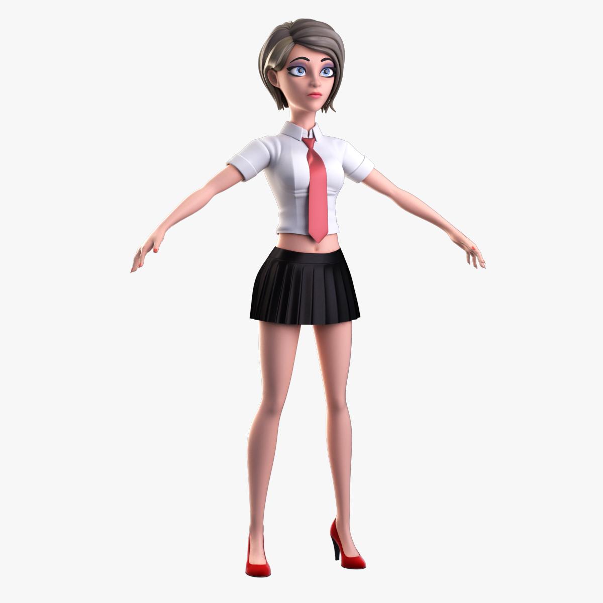 3d Girl Woman Female Model