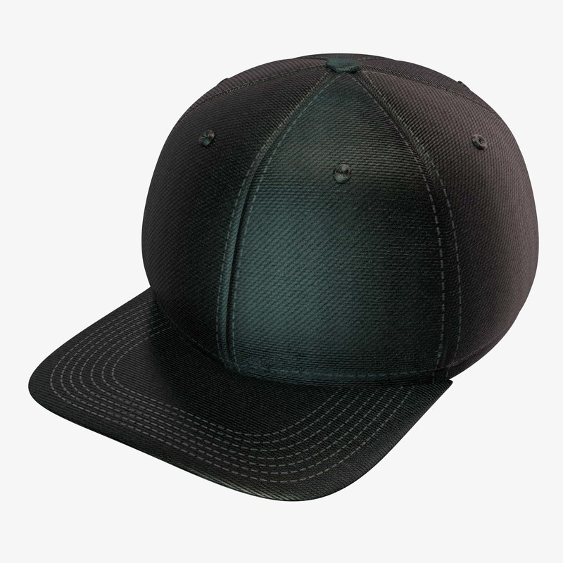 c4d black baseball cap