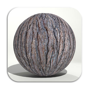 Grooved Bark Texture