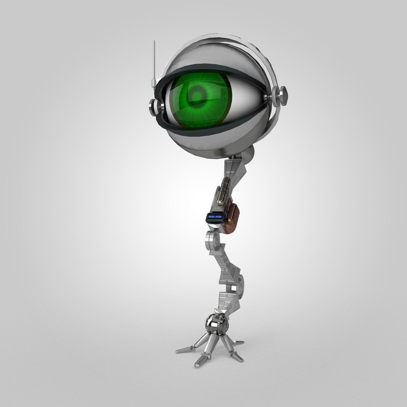 3d model eye robot
