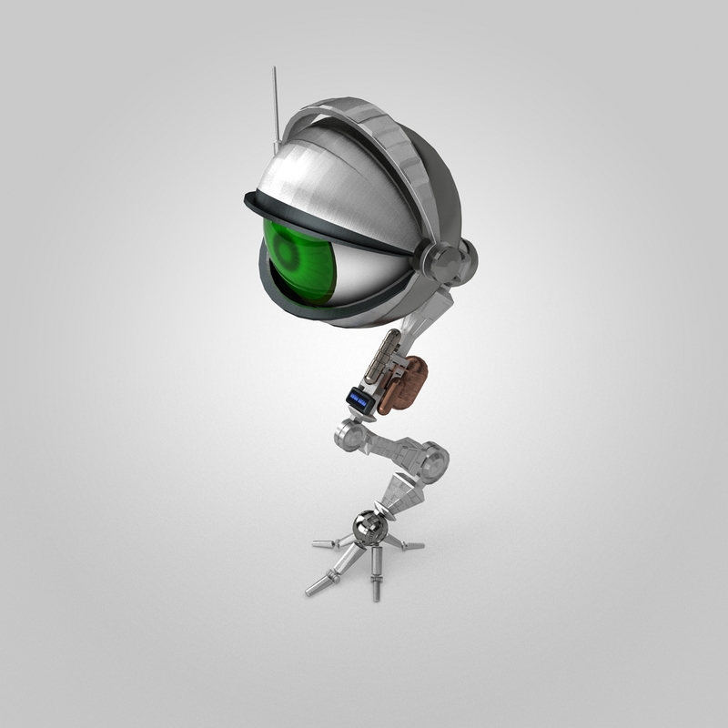 3d model eye robot