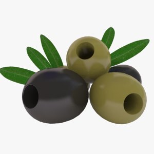 3d olive model