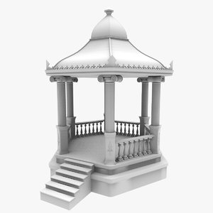 c4d realistic bandstand