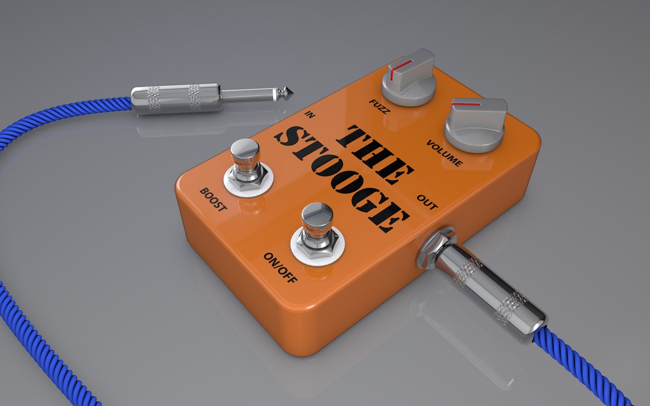 3d guitar pedal