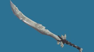 3d bone sword model
