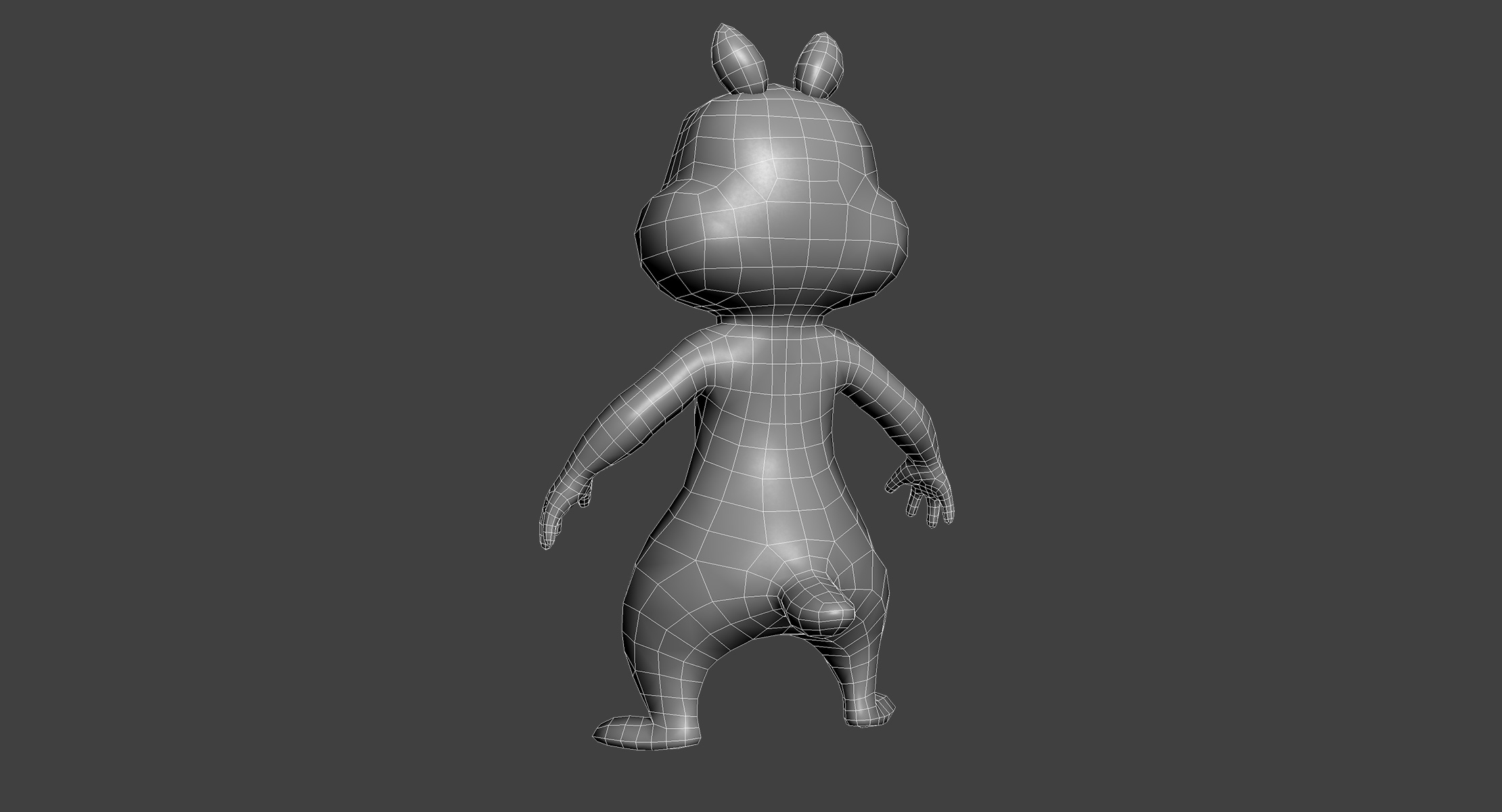 3d cartoon chipmunk model