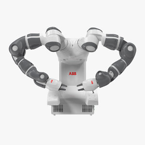 yumi robot abb 1 3d max