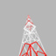 3d radio tower model