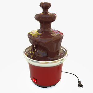 chocolate fountain 3d max