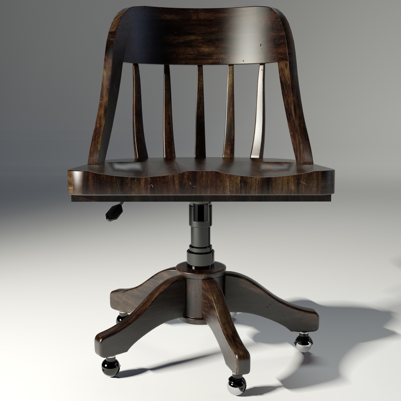 3d Restoration Hardware Keating Desk Chair