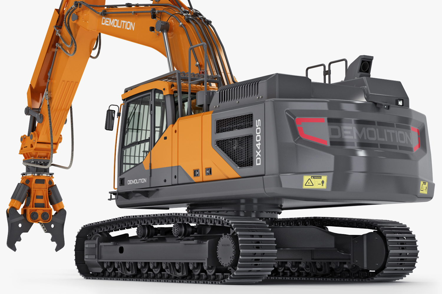 excavator demolition equipment c4d
