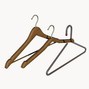 3d model clothes hanger