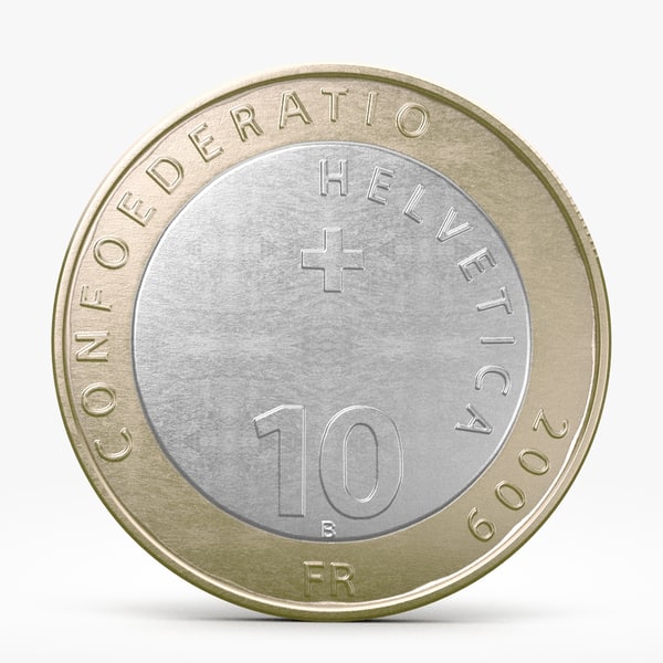 3d franks coin model