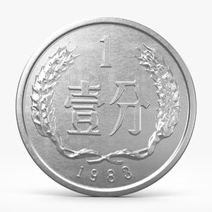 3d model fen coin
