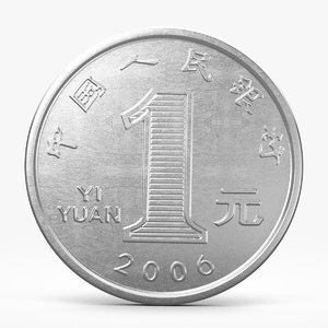 3d model yuan coin