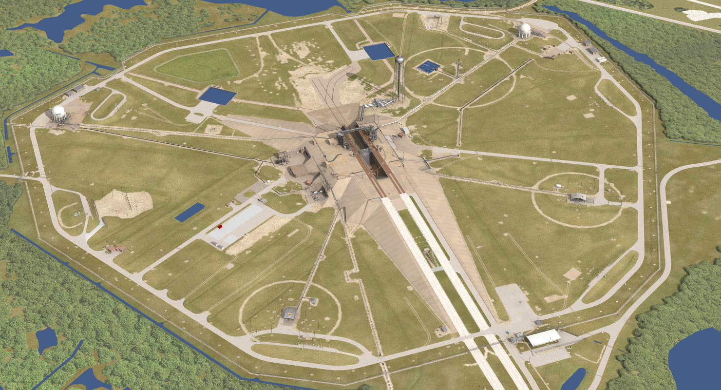 Launch Complex 39a Shuttle 3d Lwo