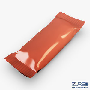 candy wrapper v 1 3d max