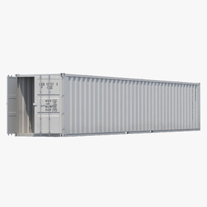 48 ft shipping iso container 3d 3ds