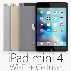 Ipad Mini 3d Models For Download Turbosquid