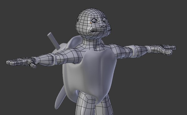 teenage mutant ninja turtles 3d model