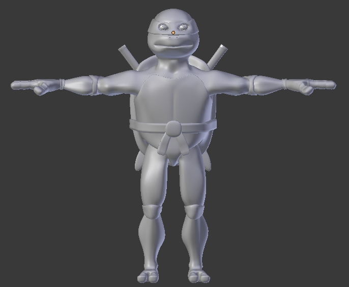teenage mutant ninja turtles 3d model