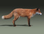 red fox fur rigged max
