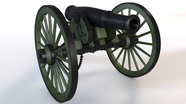 3d cannon napoleon model