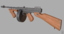 3d model tommy gun