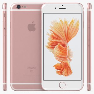 3d apple iphone 6s rose