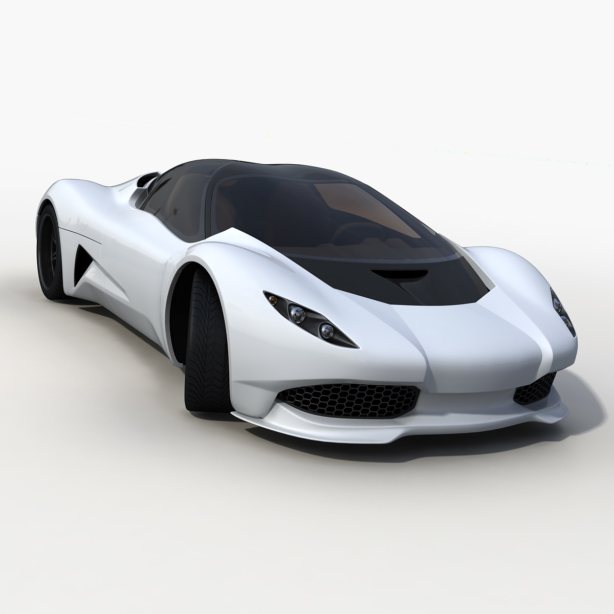 蟒蛇超级跑车3d模型