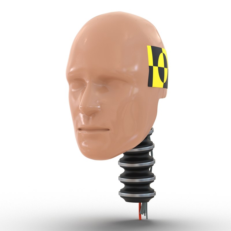 3d male crash test dummy