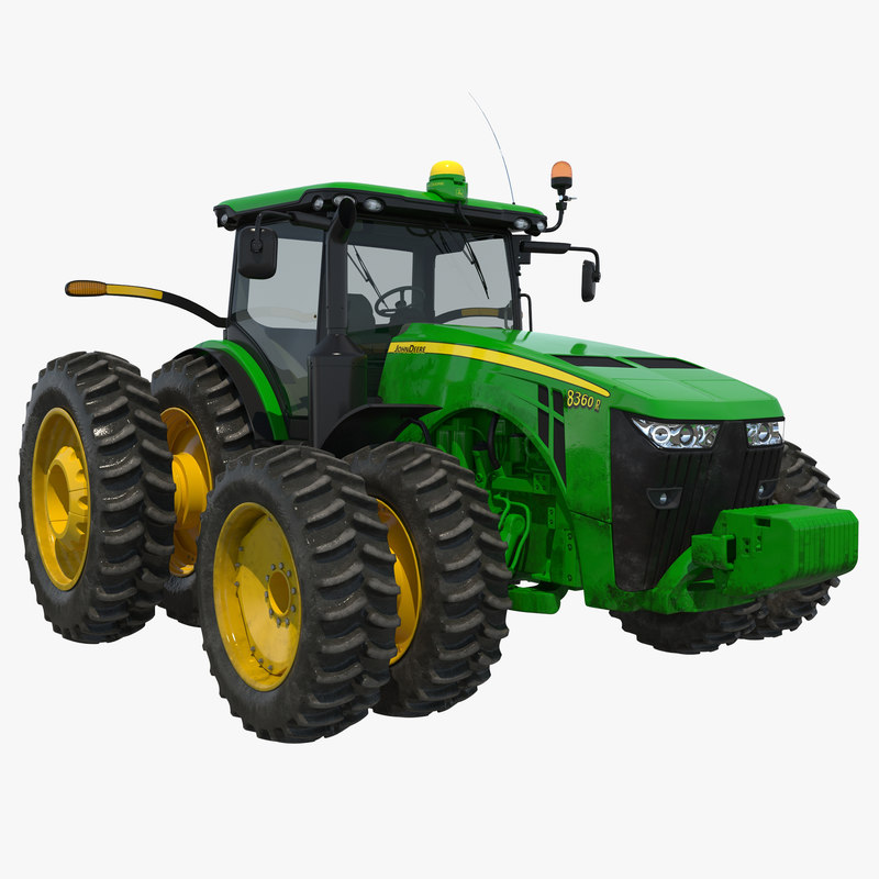 3d Model Tractor John Deere 8rt 9891