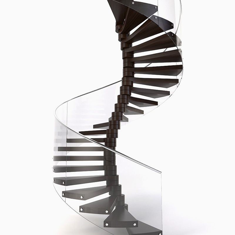 spiral staircase stair 3ds