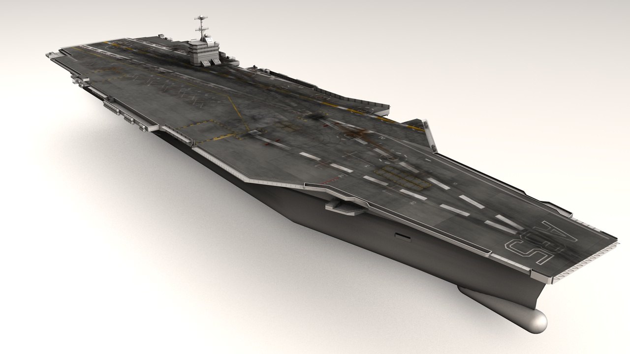 3d 3ds aircraft carrier