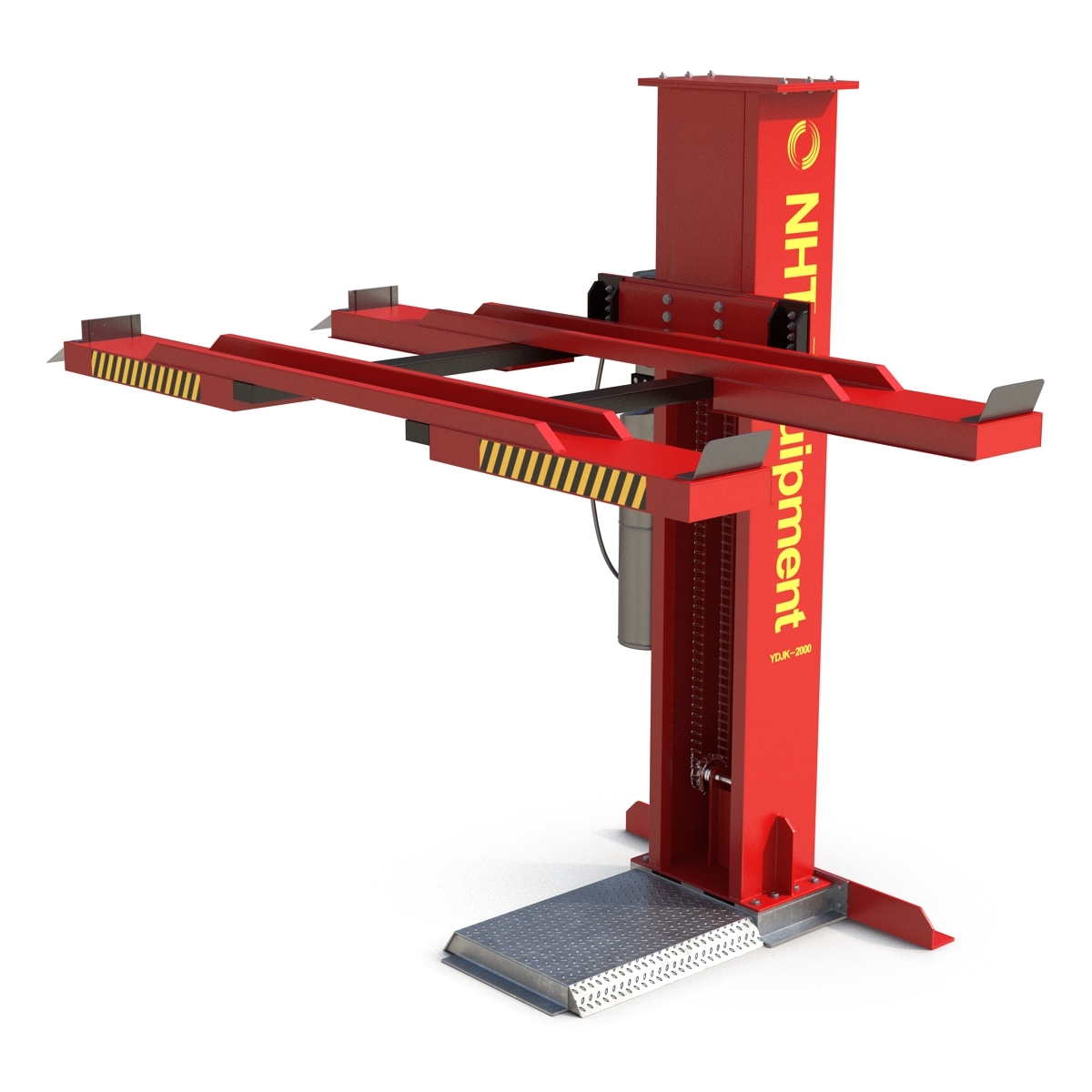 single post car lift 3d model