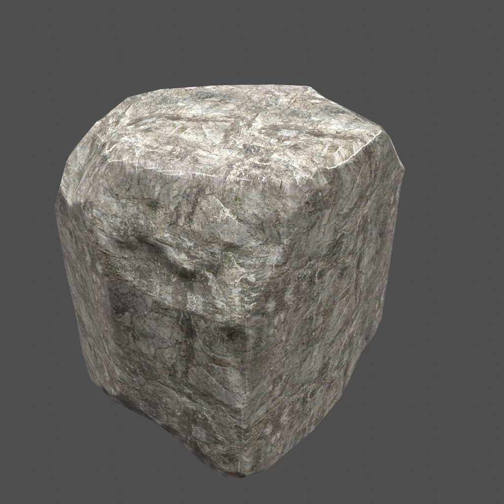 石头13d模型