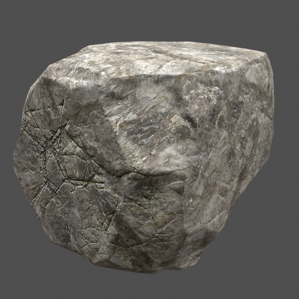 石头13d模型