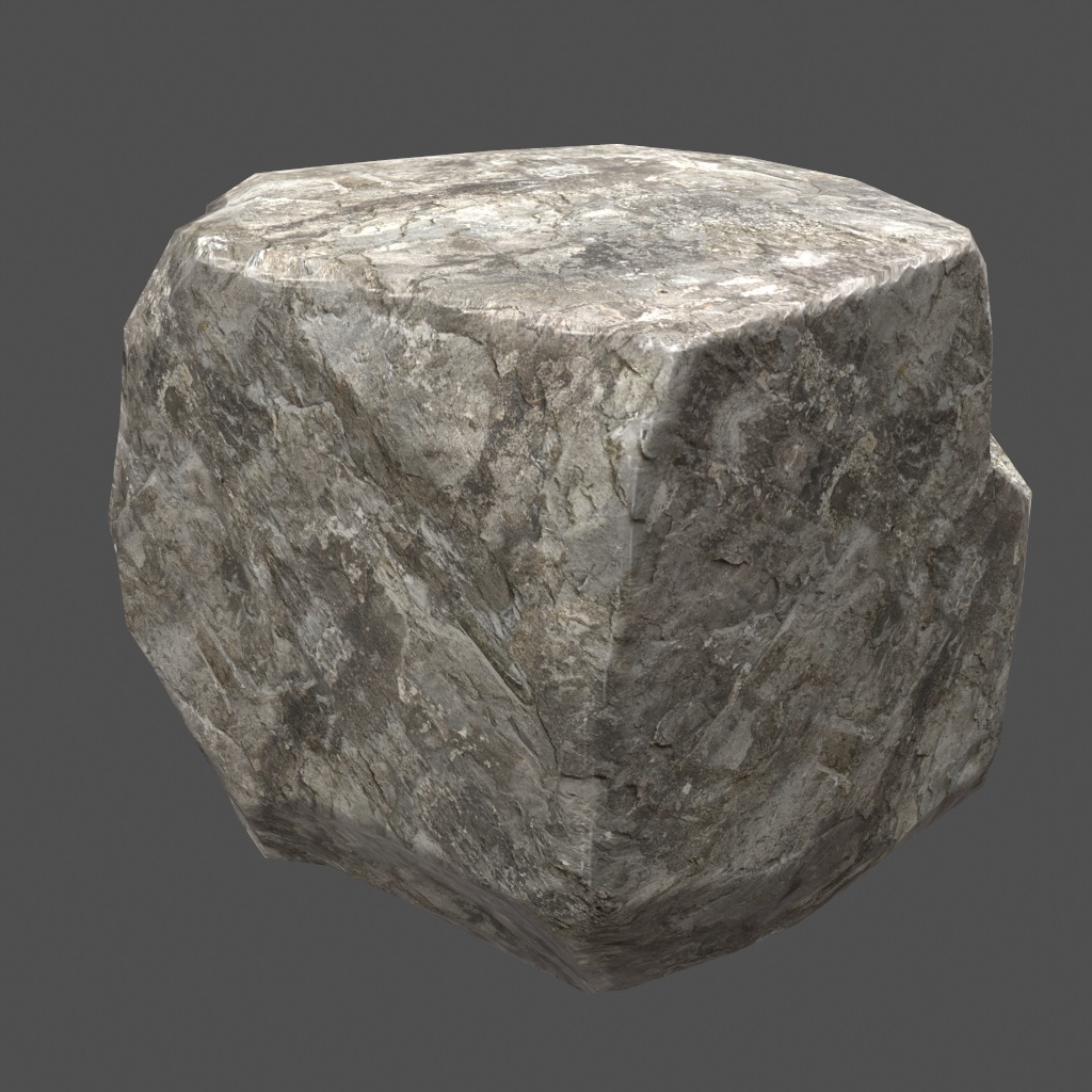 石头13d模型