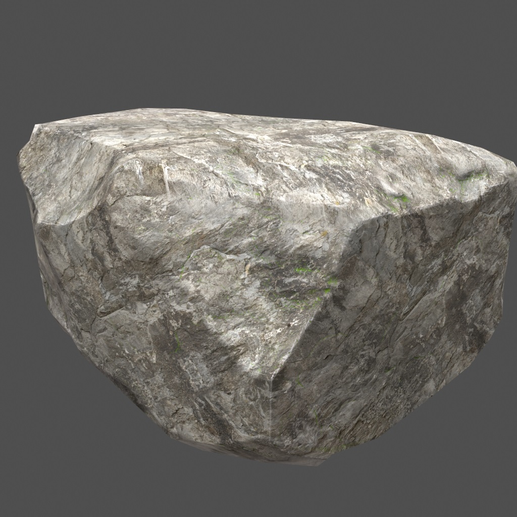 石头13d模型