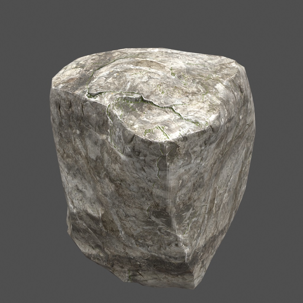 stone 1 3d obj
