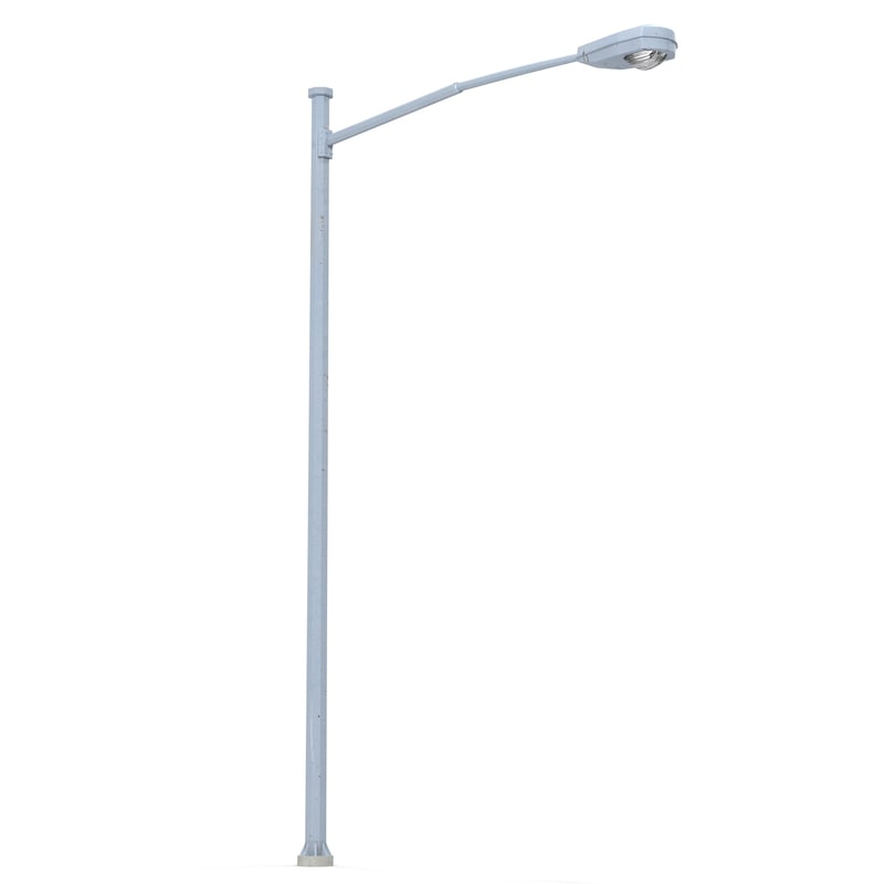 3d street lamp model