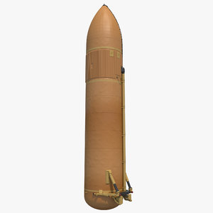 3d model space shuttle external tank