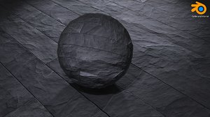 Black stone tile texture Blender Cycles and internal
