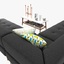 sofa kate spade saturday 3d model