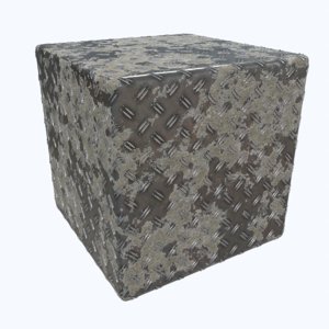 Muddy Diamond Plate PBR