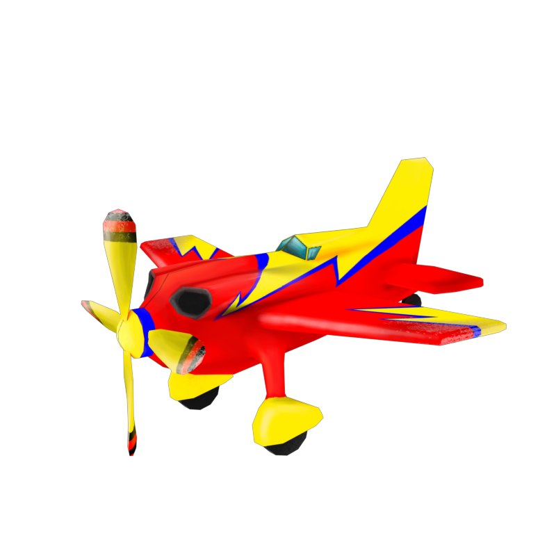 toy plane cartoon