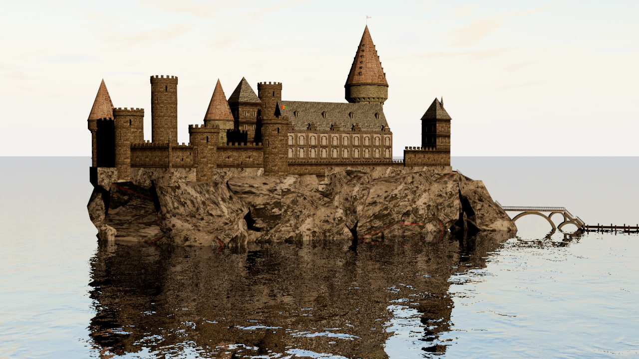 cinema4d pirate castle