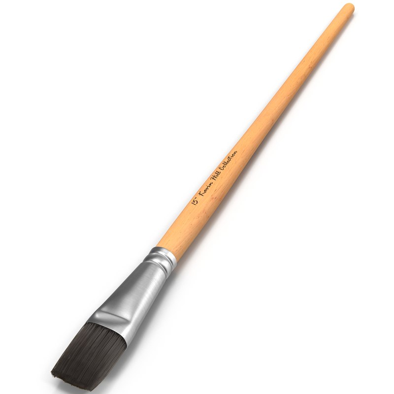 3d paint brush flat 2