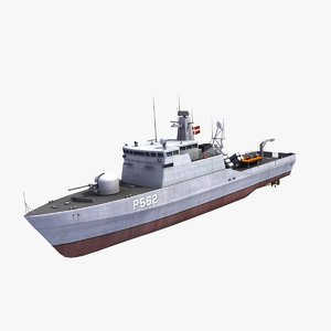 flyvefisken class patrol boat 3d model