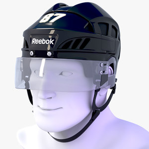 3d hockey helmet reebok 7k